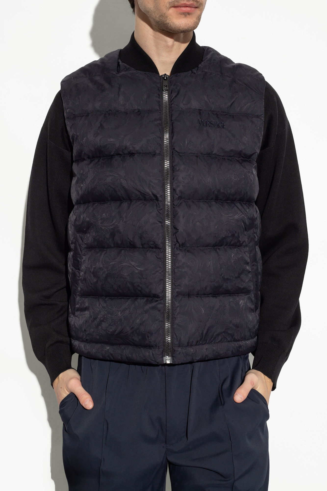 Versace Vest with Barocco pattern | Men's Clothing | Vitkac Versace Vest with Barocco pattern | Men's Clothing | Vitkac